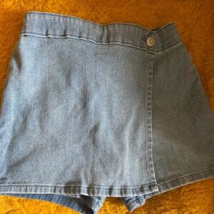 Denim skort